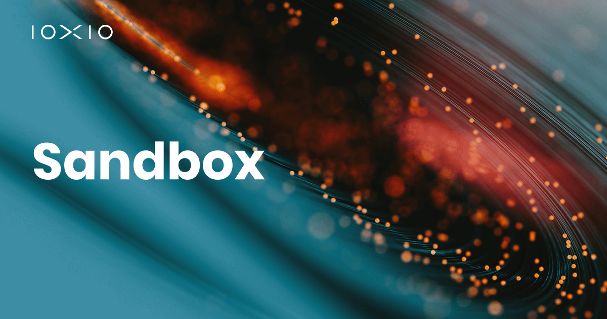 Free data sharing test environment | IOXIO Sandbox Dataspace